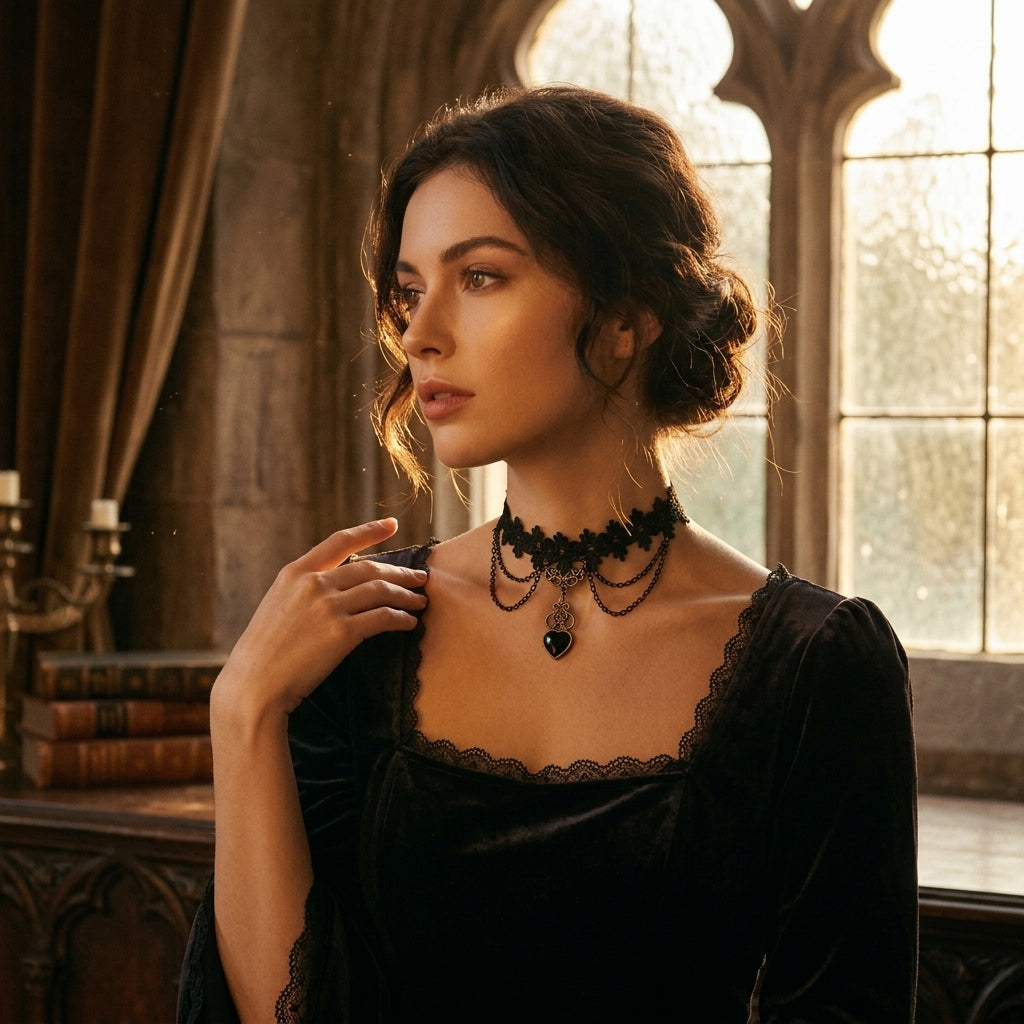 Midnight Lace Choker