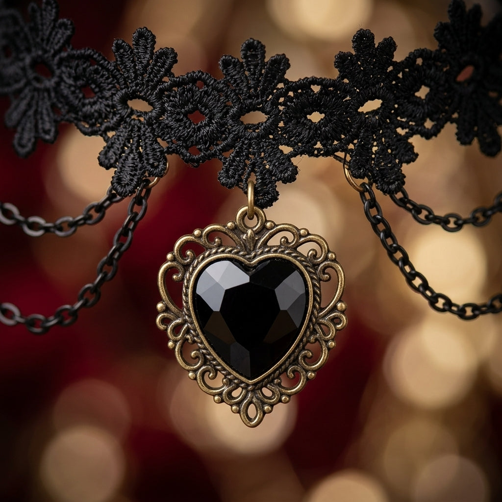Midnight Lace Choker