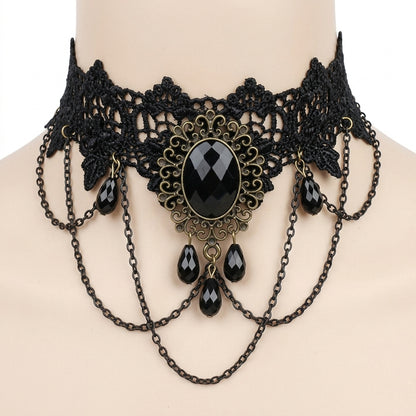 Victorian Crystal Choker