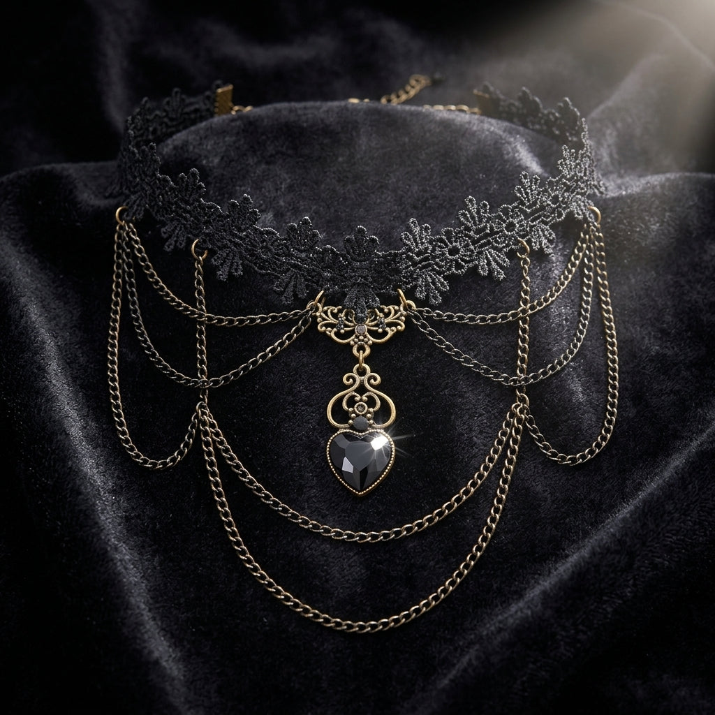 Midnight Lace Choker