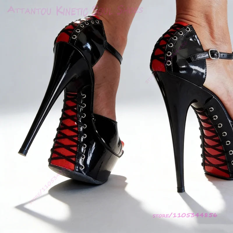 Criss Cross Heels