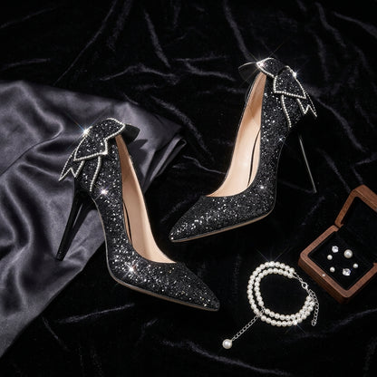Moonlight Bow Heels